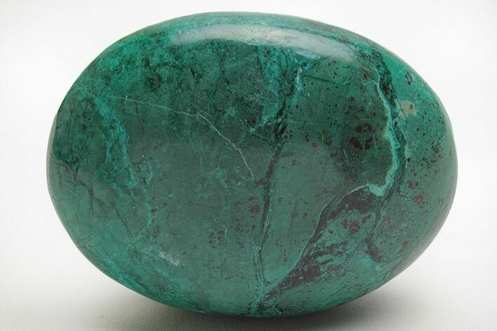 Polished, Vivid-Blue Chrysocolla Stone - Peru #210959